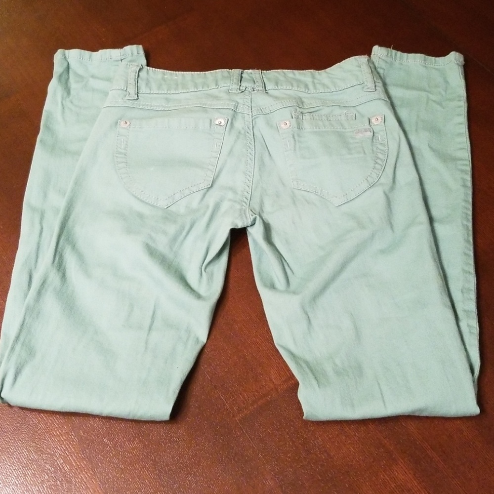 Rewind mint green skinny jeans - Picture 2 of 5
